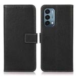 For OnePlus Nord N200 Litchi Texture PU + TPU Horizontal Flip Leather Case with Holder & Card Slots & Wallet(Black)
