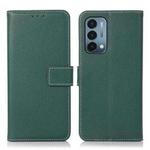 For OnePlus Nord N200 Litchi Texture PU + TPU Horizontal Flip Leather Case with Holder & Card Slots & Wallet(Dark Green)