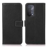 For OPPO A93 5G / A74 5G / A54 5G Litchi Texture PU + TPU Horizontal Flip Leather Case with Holder & Card Slots & Wallet(Black)