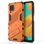 For Samsung Galaxy M32 Punk Armor 2 in 1 PC + TPU Shockproof Case with Invisible Holder(Orange)