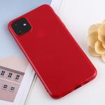 For iPhone 11 Candy Color Plastic Protective Case(Red)