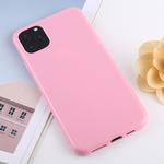 For iPhone 11 Pro Candy Color Plastic Protective Case(Pink)