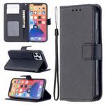 For iPhone 13 mini Longan Texture Horizontal Flip PU Leather Case with Holder & Card Slots & Wallet & Photo Frame For iPhone 13 Pro Max(Black)