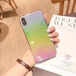 For iPhone X / XS Colorful Electroplating PC Protective Case