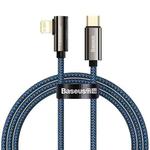 Baseus CACS000203 Legend Series PD 20W USB-C / Type-C to 8 Pin Elbow Fast Charging Data Cable, Cable Length:1m(Blue)
