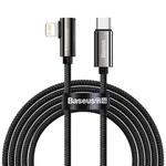 Baseus CATLCS-A01 Legend Series PD 20W USB-C / Type-C to 8 Pin Elbow Fast Charging Data Cable, Cable Length:2m(Black)