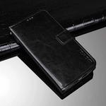 For Blackview A100 idewei Crazy Horse Texture Horizontal Flip Leather Case with Holder & Card Slots & Wallet(Black)