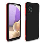 For Samsung Galaxy A21s Dual-color 360 Degrees Full Coverage Protective PC + TPU Shockproof Case(Black)