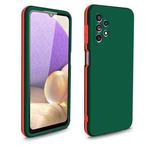 For Samsung Galaxy A02/M02 EU Version Dual-color 360 Degrees Full Coverage Protective PC + TPU Shockproof Case(Deep Green)