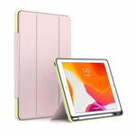 Mutural ZHIYA Series PC + TPU Horizontal Flip Leather Tablet Case with Holder & Pen Slot & Sleep / Wake-up Function For iPad Pro 11 2020 / 2021(Pink)