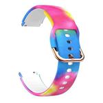 For Xiaomi Haylou LS01 Silicone Printing Watch Band(Colorful)