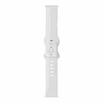 For Samsung Galaxy Watch 3 45mm 8-buckle Silicone Watch Band(White)