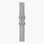 For Samsung Galaxy Watch 42mm 8-buckle Silicone Watch Band(Grey)