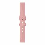 For Huawei Watch GT 2 42mm 8-buckle Silicone Watch Band(Pink Sand)
