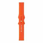 For Garmin Vivoactive 3 8-buckle Silicone Watch Band(Orange)