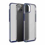 For iPhone 13 mini Four-corner Shockproof TPU + PC Protective Case (Blue)