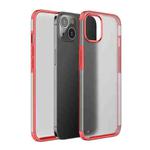 For iPhone 13 mini Four-corner Shockproof TPU + PC Protective Case (Red)