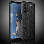 For OnePlus Nord N200 5G Litchi Texture TPU Shockproof Case(Black)