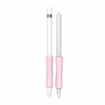 Stylus Touch Pen Silicone Protective Cover For Apple Pencil 1 / 2(Pink)