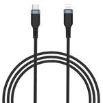 WIWU PT04 USB-C / Type-C to 8 Pin Platinum Data Cable, Cable Length:3m(Black)