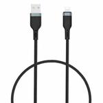 WIWU PT01 USB to 8 Pin Platinum Data Cable, Cable Length:1.2m(Black)