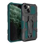 For iPhone 13 mini Machine Armor Warrior Shockproof PC + TPU Protective Case (Green)