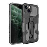 For iPhone 13 Machine Armor Warrior Shockproof PC + TPU Protective Case(Grey)