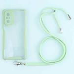 For Xiaomi Redmi Note 10 Pro Max Acrylic + Color TPU Shockproof Case with Neck Lanyard(Avocado)