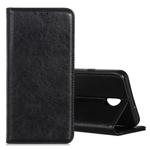 For Nokia 2.3 Magnetic Retro Crazy Horse Texture Horizontal Flip Leather Case with Holder & Card Slots(Black)