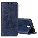For Nokia 2.3 Magnetic Retro Crazy Horse Texture Horizontal Flip Leather Case with Holder & Card Slots(Blue)