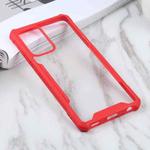 For Samsung Galaxy A52 5G Acrylic + Color TPU Shockproof Case(Red)