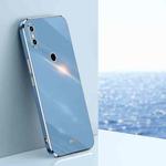 For Xiaomi Mi 8 XINLI Straight 6D Plating Gold Edge TPU Shockproof Case(Celestial Blue)
