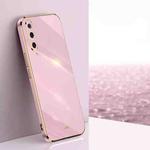 For Xiaomi Mi 9 XINLI Straight Edge 6D Electroplate TPU Phone Case(Cherry Purple)