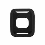 For Xiaomi Redmi Watch Pure Color Silicone Protective Case(Black)