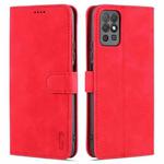 For Honor Play 5T Youth AZNS Skin Feel Calf Texture Horizontal Flip Leather Case with Card Slots & Holder & Wallet(Red)