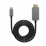 Basix BX-HL USB-C / Type-C to 4K HDMI HD Aluminum Alloy Adapter Cable, Cable Length: 18cm