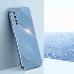 For OPPO A91 XINLI Straight Edge 6D Electroplate TPU Phone Case(Celestial Blue)