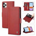 LC.IMEEKE Magnetic Buckle PU + TPU Horizontal Flip Leather Case with Holder & Card Slots & Wallet For iPhone 11 Pro(Red)