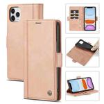 LC.IMEEKE Magnetic Buckle PU + TPU Horizontal Flip Leather Case with Holder & Card Slots & Wallet For iPhone 11 Pro Max(Rose Gold)