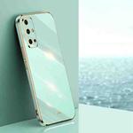 For Honor 30S XINLI Straight Edge 6D Electroplate TPU Phone Case(Mint Green)