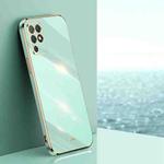 For Honor Play 5T Youth XINLI Straight 6D Plating Gold Edge TPU Shockproof Case(Mint Green)