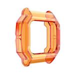 For Amazfit Neo TPU Half-pack Candy Color Protective Case(Transparent Orange)