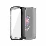 For Fitbit Luxe Full Coverage TPU Electroplating Protective Case Cover(Black)