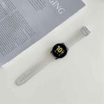 For Samsung Galaxy Watch Active 2/Garmin Venu 20mm Universal Discoloration in Sun Silicone Watch Band(Grey)