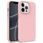 For iPhone 13 mini Starry Series Shockproof Straw Material + TPU Protective Case (Pink)