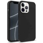 For iPhone 13 Starry Series Shockproof Straw Material + TPU Protective Case(Black)