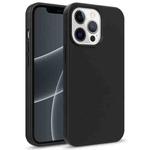 For iPhone 13 Pro Starry Series Shockproof Straw Material + TPU Protective Case (Black)