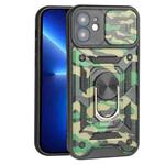 For iPhone 11 Pro Max Sliding Camera Cover Design Camouflage Series TPU+PC Protective Case (Green)