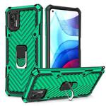 For Motorola Moto G Stylus 2021 Cool Armor PC + TPU Shockproof Case with 360 Degree Rotation Ring Holder(Deep Green)