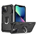 Cool Armor PC + TPU Shockproof Case with 360 Degree Rotation Ring Holder For iPhone 13 mini(Black)